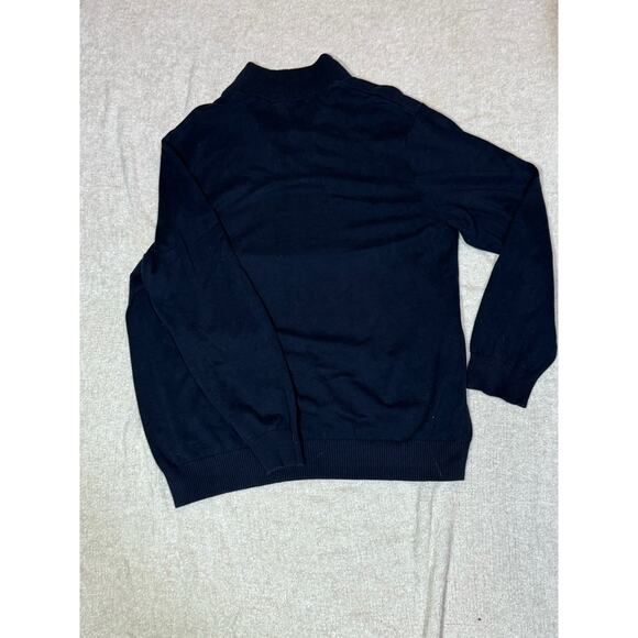 Old Navy Collard Quarter Zip Sweater Navy Blue Size 2XL - Picture 2 of 3